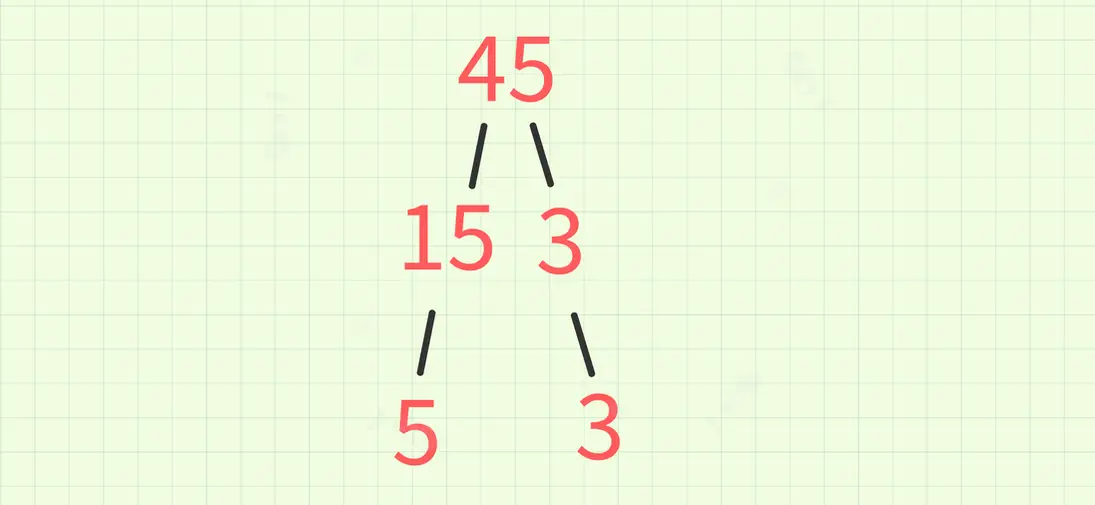 factor calculation - factors of 45